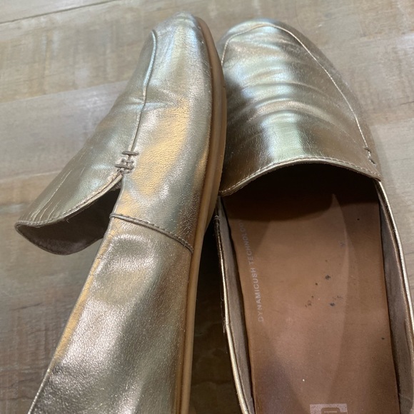 FitFlop Lena Metallic gold loader slide on shoes - Picture 12 of 15